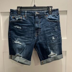 American Eagle ripped jeans shorts